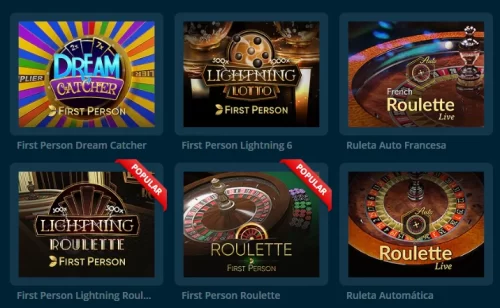 Juegos de Platincasino de Evolution