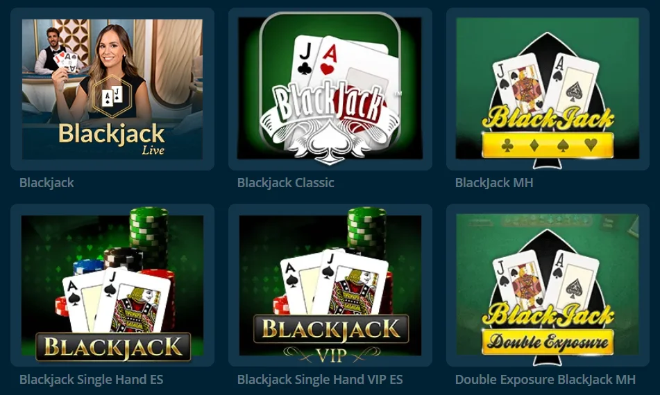 Blackjack en vivo en Platin Casino